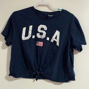 USA crop top
